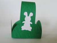 Forminhas Quadrada com Alça Lisa Verde